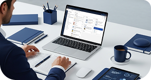 إنشاء استبيان أو اختبار إلكتروني